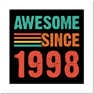 Vintage Awesome Since 1998 Posters and Art